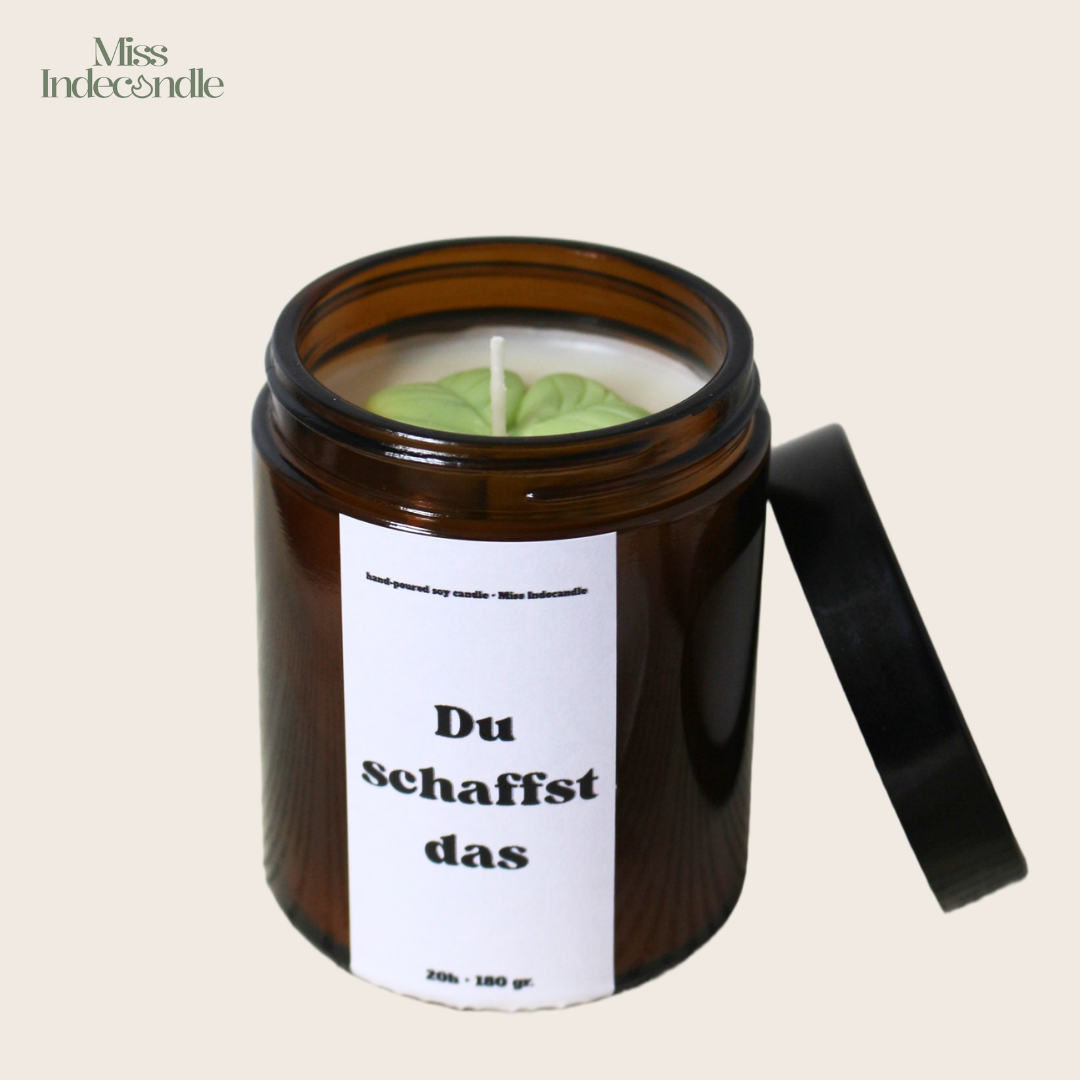 Statementkerze | Du schaffst das 🍀