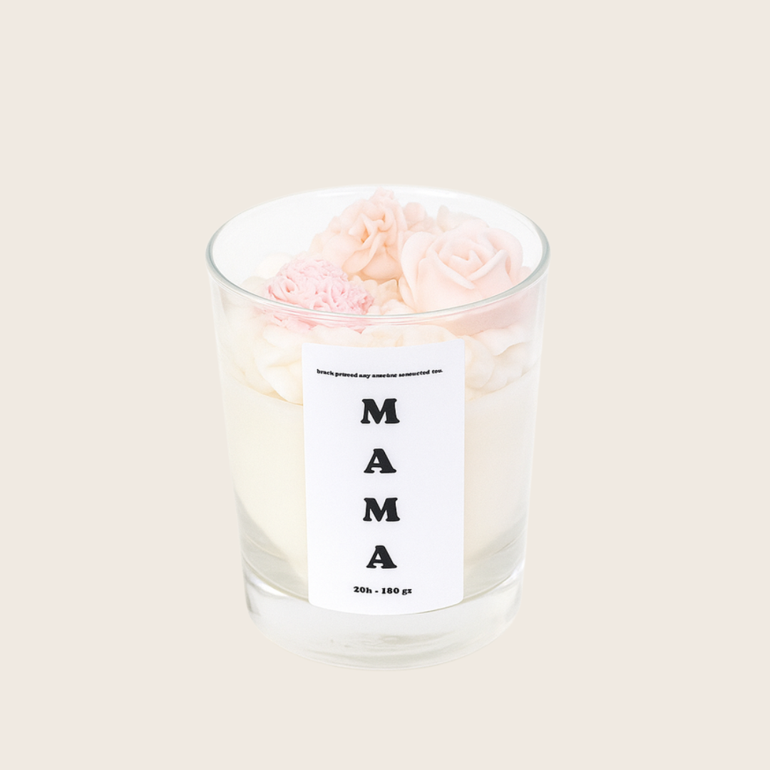 Sojawachskerze| Mama 💗 | 100% handgemacht