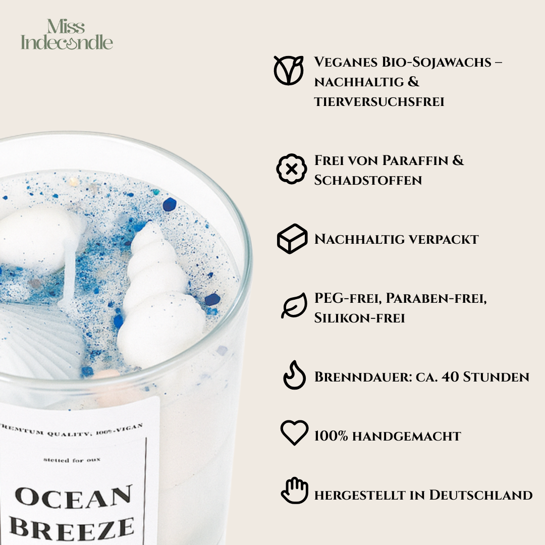 Sojawachskerze| Ocean Breeze 🐚