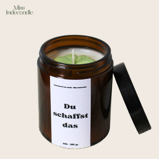 Statementkerze | Du schaffst das 🍀