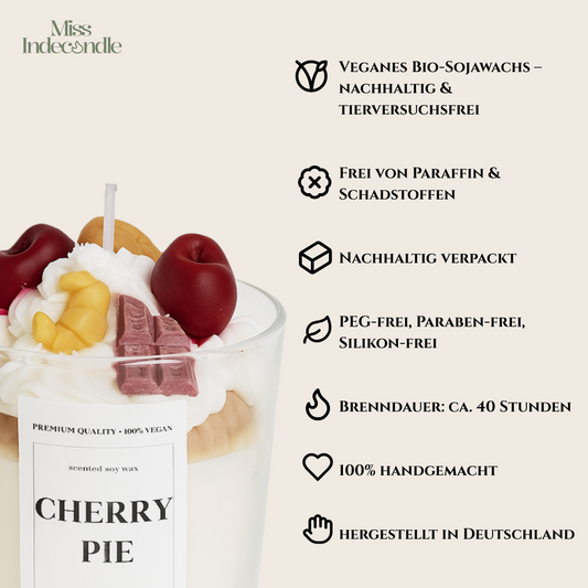 Sojawachskerze| Cherry Pie 🍒